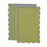 Limerick Linen Rectangle Cocktail Napkins  - Set of 4