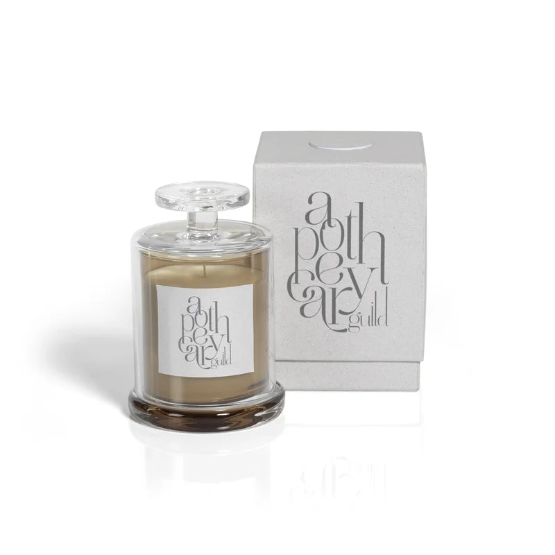 Sandalwood Leaf & Tobacco AG Candle with Cloche