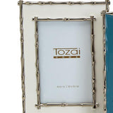 Silver Brynn Bamboo Frame in White