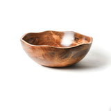 Wood Ruffle Bowl 16”