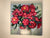 Gloria Mani Red Camellias 20”x20” Unframed