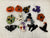 Halloween Embroidered Wool Ornaments