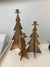 Large Golden Christmas Tree Candleholders