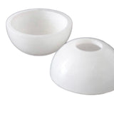 White Alabaster Votive/Taper Holder