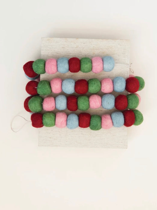 Multi Color Wool Felt Garland Park Place Midtown