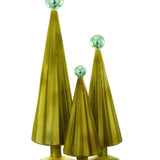 Pleated Tree - Moss Aqua 10”
