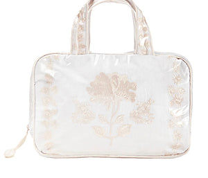 Peony Double Handle Cosmetic Bag