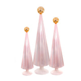 Pleated Tree- Light Pink And Gold