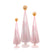Pleated Tree Light Pink And Gold