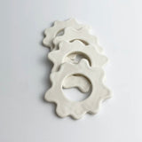 Fooshoo White Ceramic Napkin Rings