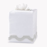 Matouk Mirasol Tissue Box Cover Silver