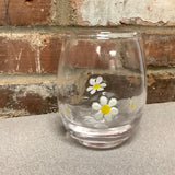 Flower Stemless Wine Glass