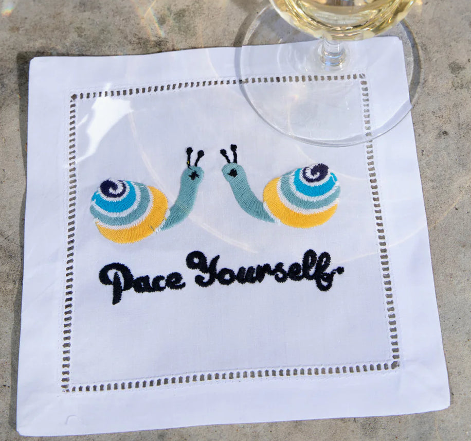Pace Yourself Cocktail Napkin