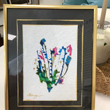 Adleyn Scott Blue and Green with Pink