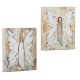10” Angel Block Wall Art