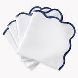 Matouk Scallop Edge Napkin Sapphire
