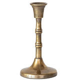 Aluminum Taper Holders- Antique Brass