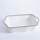 Rectangular Baking Dish with Silver