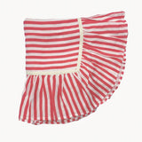 Cherry Red Candy Stripe Tablecloth