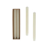 Unscented Hobnail Taper candle set of 2