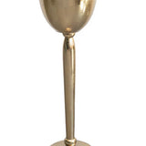 Cast Aluminum Bottle Cooler, gold finish