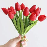 10.5 Inch rose Real Touch Mini Tulip Stem