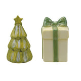 Tree and Gift Salt and Pepper Shaker Set