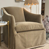 Winthrop Caramel Swivel Chair