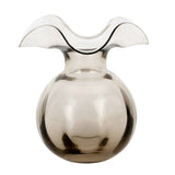 Hibiscus Glass Gray Medium Bud Vase