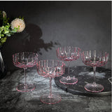 Elegant Flower Champagne Coupes