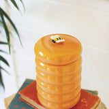 Ceramic Beehive Honey Jar