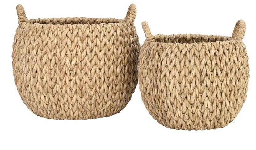 Water Hyacinth Rattan Baskets