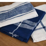 Classic Dishtowel Set of 3 Blue