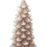 Blush Frosted Pine Tree Candle