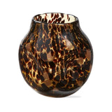 Tortoise Art Glass Vase