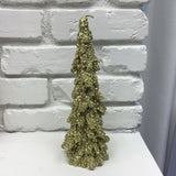 Gold Glittered Tree Can