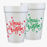 Foam Cups - Christmas