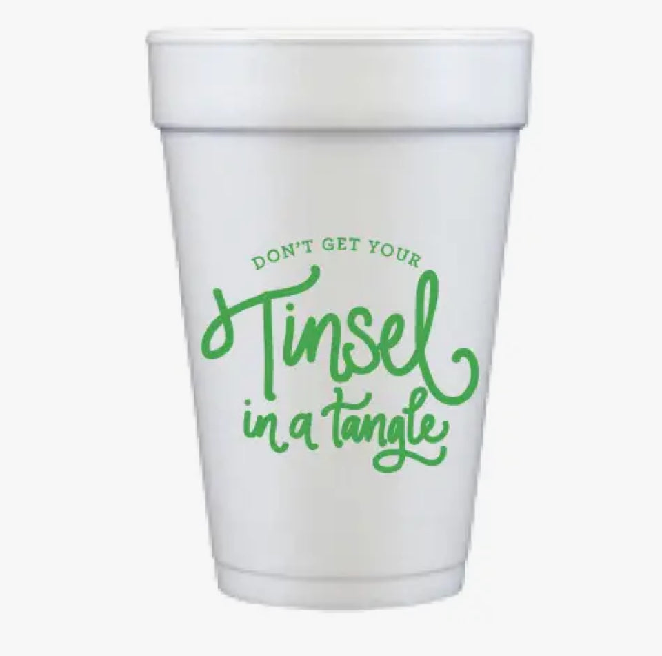 Foam Cups - Christmas