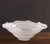 Glass Alabaster Wave Large Bowl White