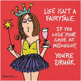 Life Isn’t A Fairytale Beverage Napkin