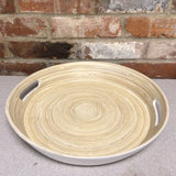 Bamboo Round Serving Tray