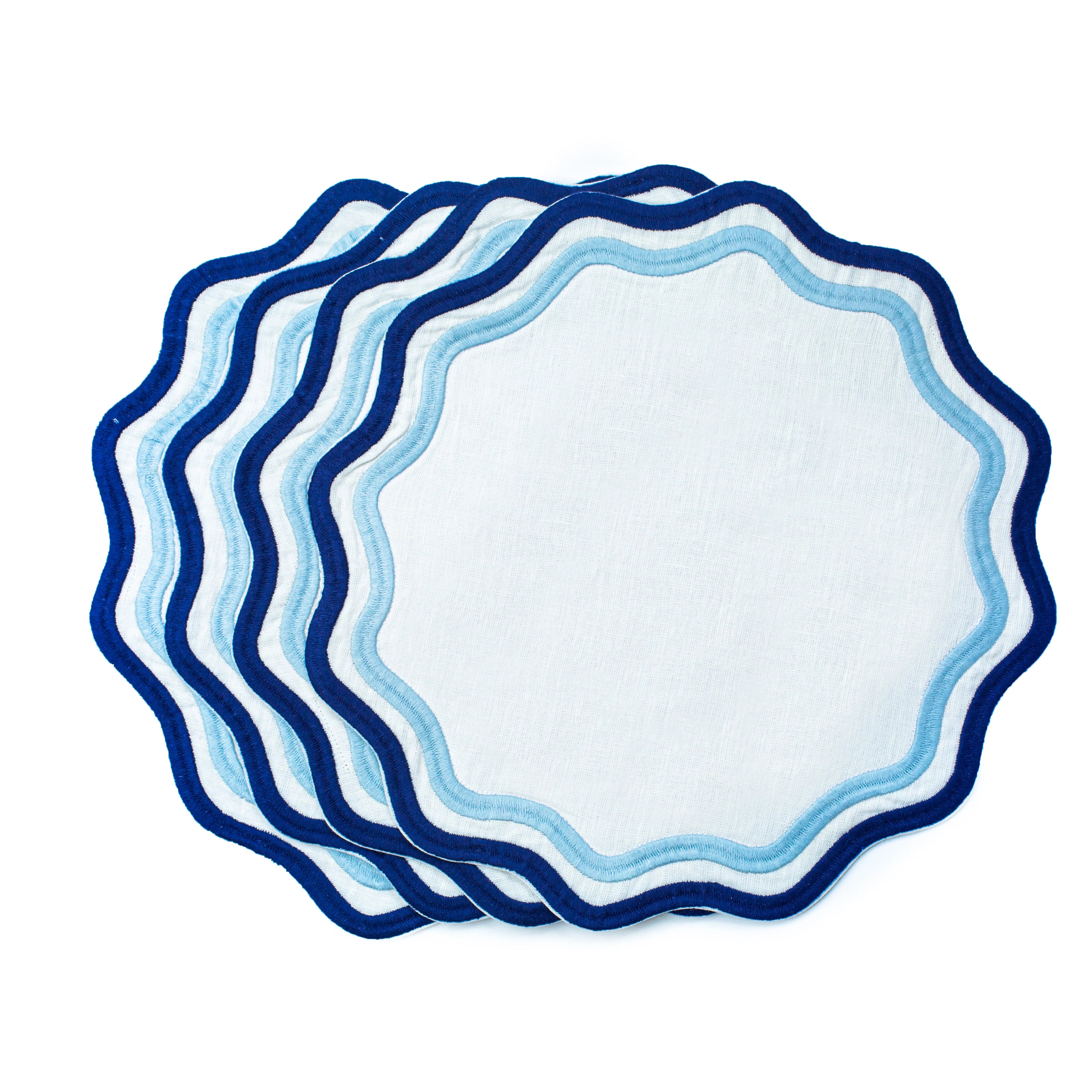 Embroidered Linen Placemats