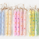 Floral Taper Candle