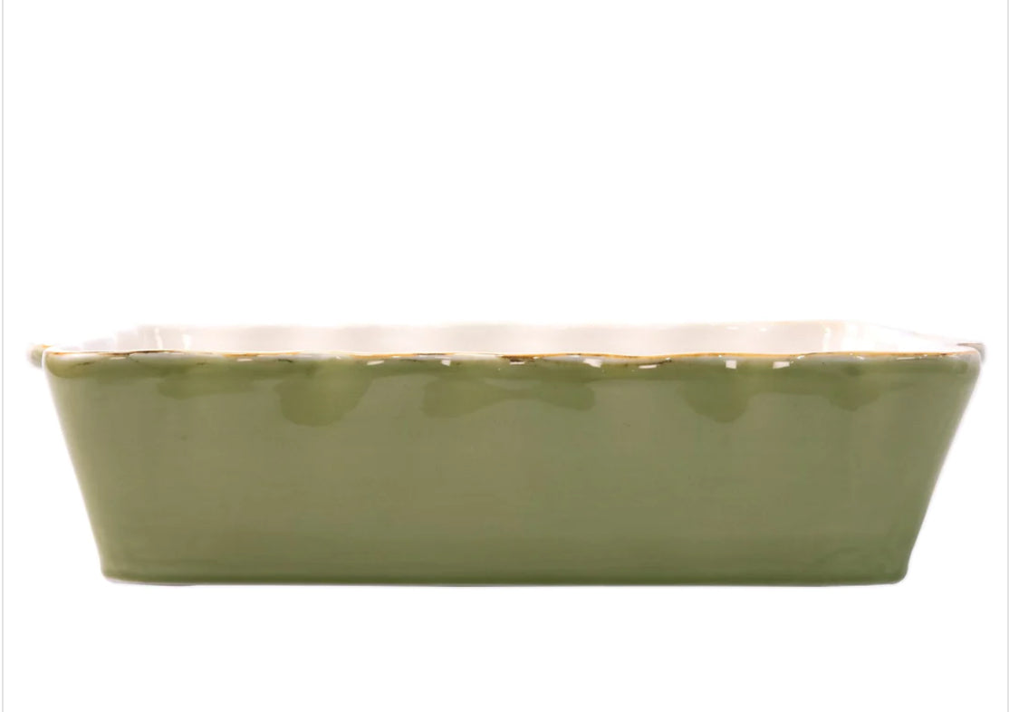 Vietri Italian Medium Rectangular Baker