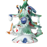 Ceramic Holiday Tree Decorated