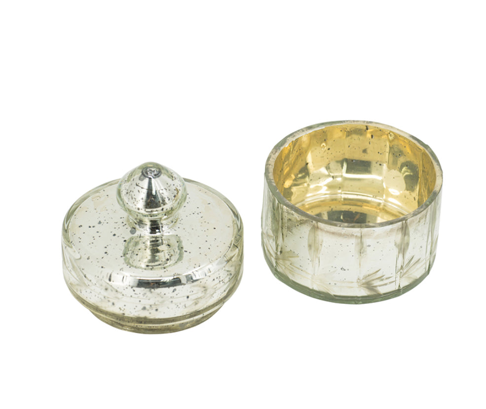 Crystal Lidded Jar
