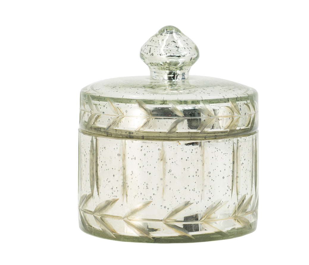 Crystal Lidded Jar