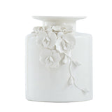 White Floral Vase