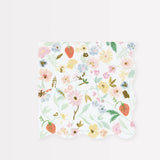 Elegant Floral Small Napkins