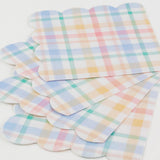 Plaid Pattern Small Napkins
